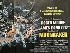 James Bond 007 | Moonraker | 1979 Original Cinema Quad Poster