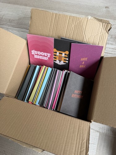 100 greetings card mystery box - 100,