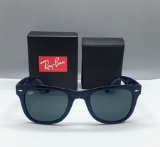 BLACK/GRAY  RB4105 RAY-BAN FOLDING WAYFARER SUNGLASSES HT-351