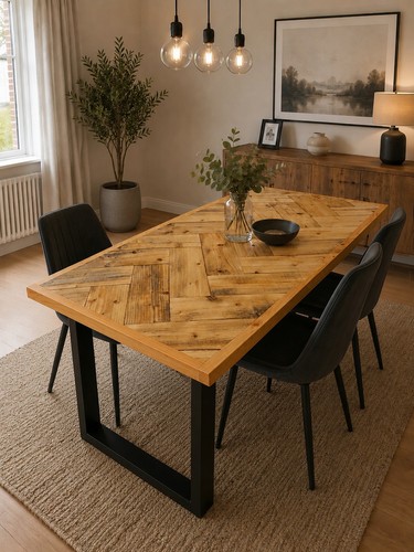 Reclaimed pallet wood - pallet, dining