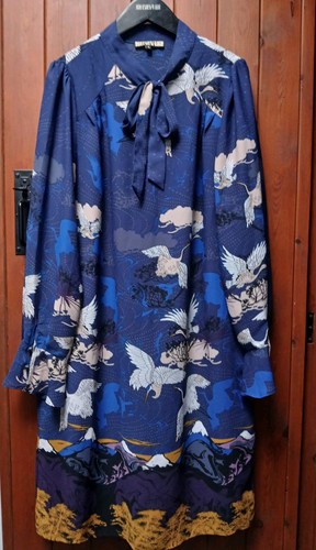 Biba blue crane - biba, vintage