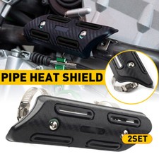 2x Exhaust Muffler Pipe Heat