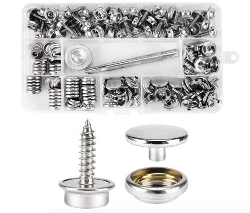 Metal snaps fasteners - snaps,