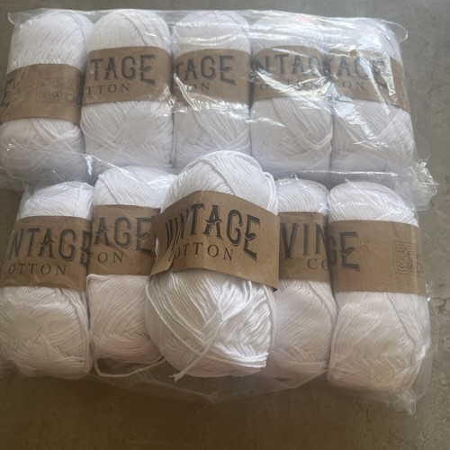White vintage cotton - ‘vintage,