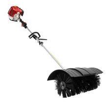 52CC 2 Stroke Gas Power Brush Broom Sweeper Artificial Grass Driveway Sweeper