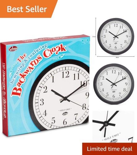 Robust blue quartz wall clock - quartz,