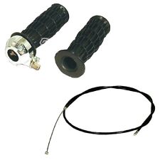 Deluxe Twist Grips 7/8" and Throttle Cable 53" fits Mini Bike Dirt Bike Chopper