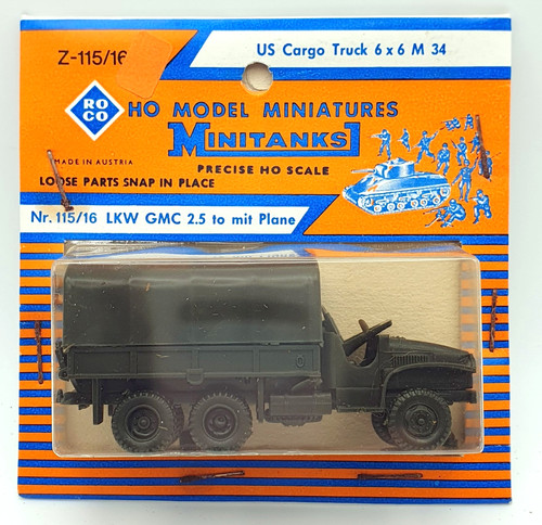 1960 carded roco - roco, minitanks