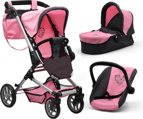 3in1 baby doll stroller - 3in1,