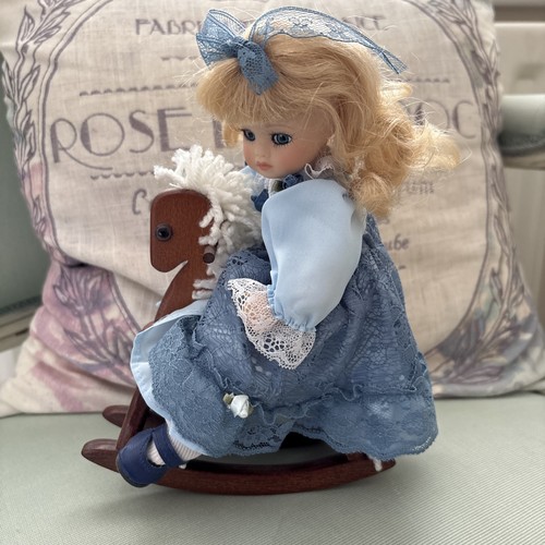 Vintage porcelain doll - doll, with