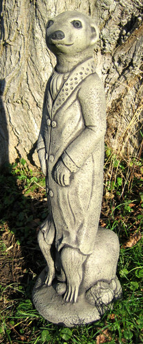 Funny meerkat stone - funny, garden