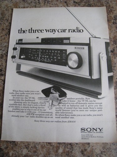 Sony three way - sony,