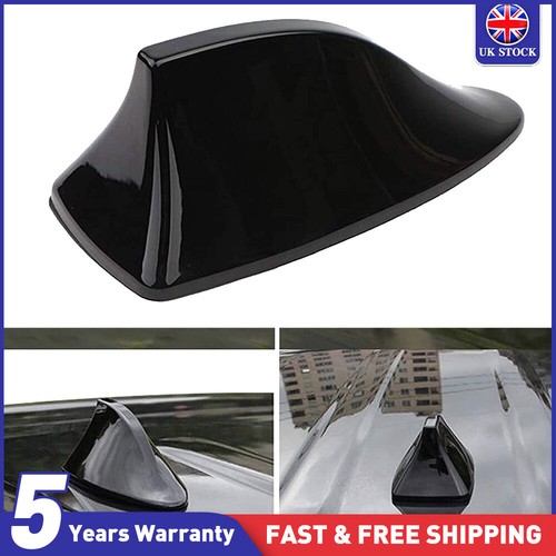 Black shark fin roof antenna - black,