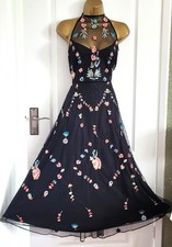 MONSOON Black Embroidered