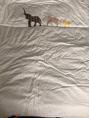 Super cute elephant cot - super, duvet