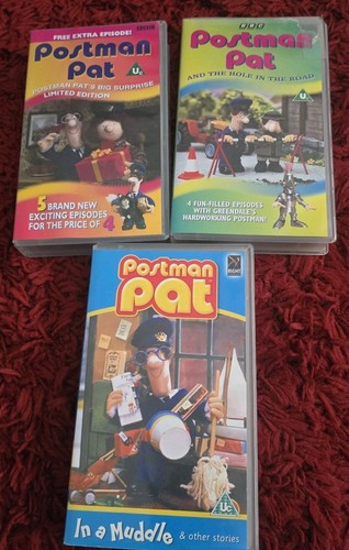 Vintage 1990s postman - pat, vhs
