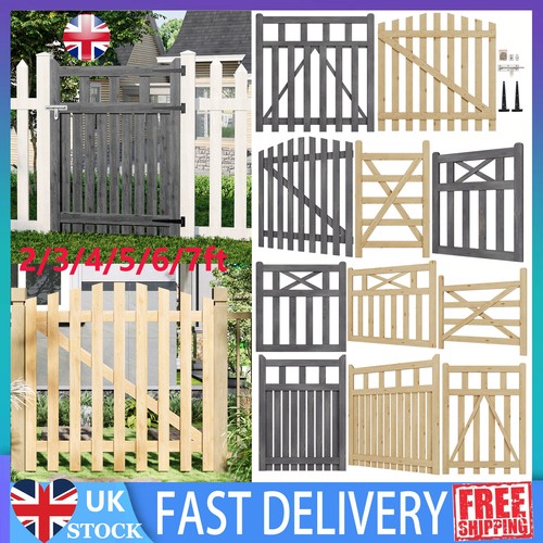 Garden wooden gate - gate, pedestrian