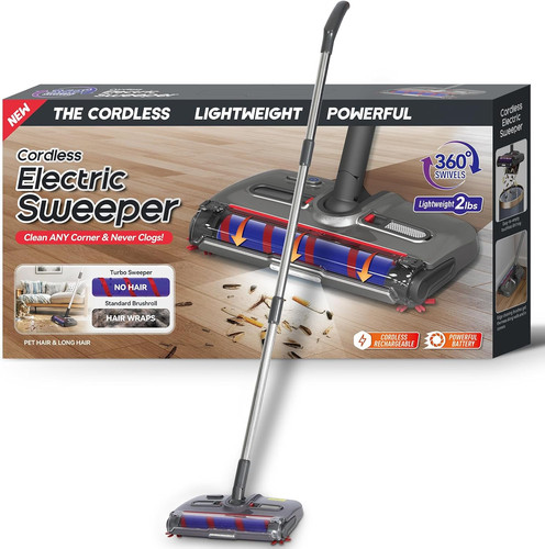 Swivel cordless sweeper floor - swivel,