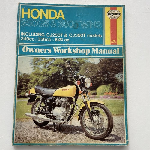 Honda 250g5 360 twins haynes - honda,
