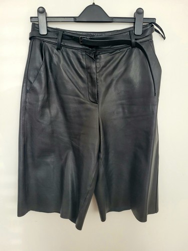 Massimo dutti leather trousers - leather,