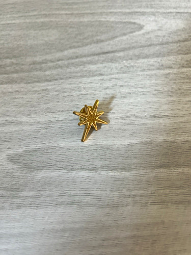 Starburst lapel badge pin - starburst, badge/pin