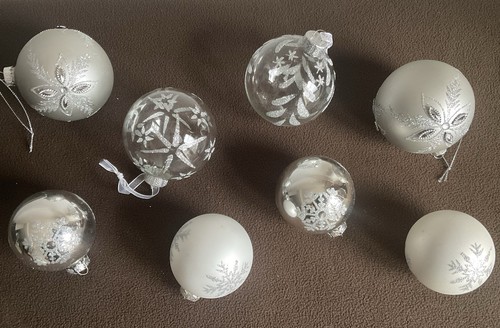 Vintage glass christmas - glass,