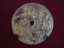 ANTIQUE CAST AND GILDED BRASS