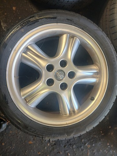 Jaguar alloy wheels and tyres - alloy,