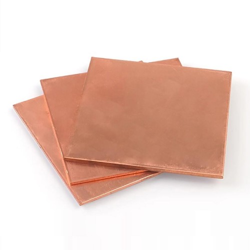Pure copper sheet - pure, solid