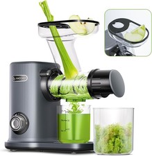 Cold Press Juicer Machine, Masticating Juicer with 50MM Large Feed Chute
