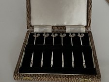 CASED SET OF 6 STERLING SILVER