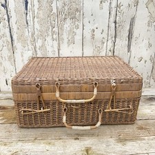 Vintage Wicker Picnic Basket