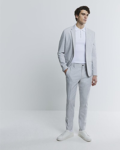 River island mens suit - river,