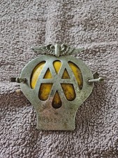 VINTAGE AA BADGE CHROME/