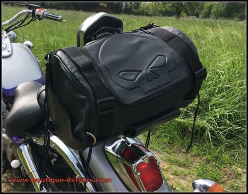 Sissy bar bag - bag, leather