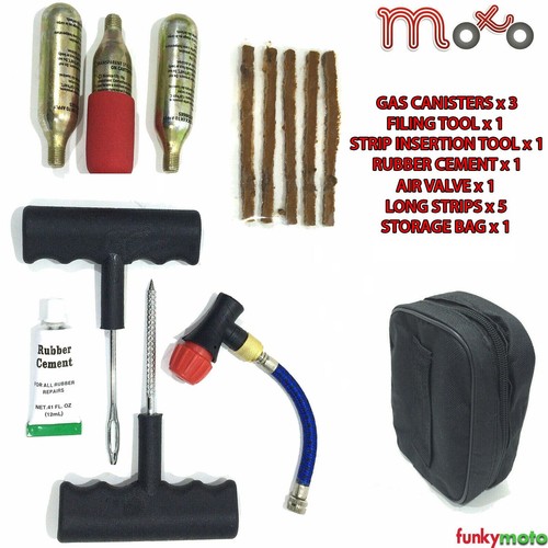 Motorbike puncture repair kit - repair,