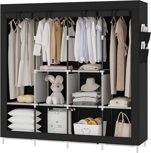 Wardrobe fabric cabinet