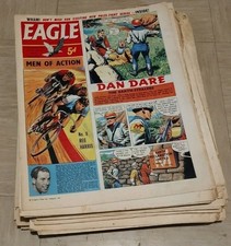 Eagle Comic 1961 Vol.12 Issues 1-52 Missing Issue 20 . Free Delivery. See Pics