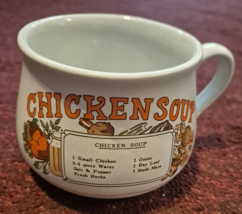Vintage chicken soup - chicken, with