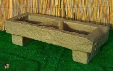 Garden Trough Planter Flower Pot Patio Tub Sandstone Colour