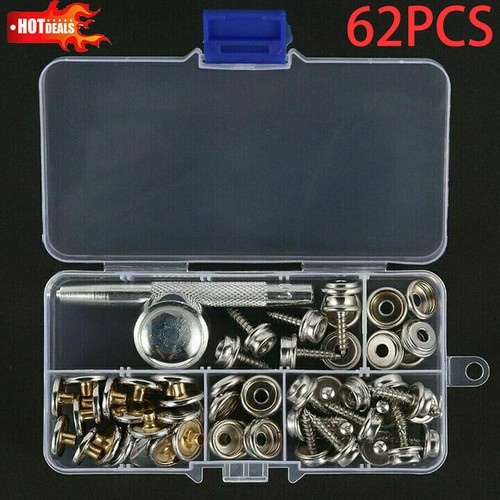 62x heavy duty snap fasteners - duty,