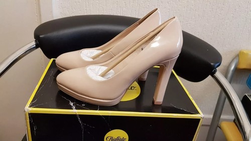 Buffalo stiletto beige - buffalo, 01