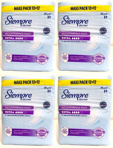 Incontinence pads extra - 4, x