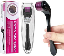 Derma Skin Roller 540 Titanium Micro Needle Anti Ageing Hair Regeneration Growth
