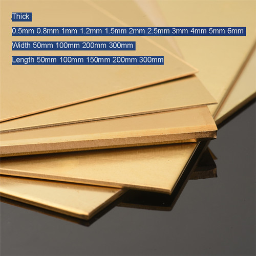 Natural brass sheet metal - natural,