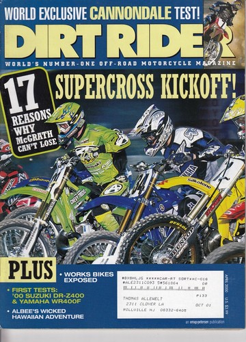 Dirt rider march - -,