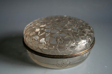 RENE LALIQUE " EMILIANE " GLASS BOX - CIRCA 1920