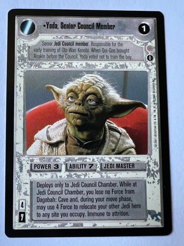 Decipher star wars - ccg, yoda