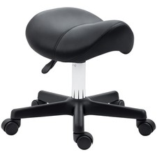 HOMCOM Adjustable Saddle Stool