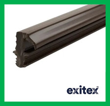 Exitex Threshold Flexible Weather Bar c/w 8mm Extended Flap 914mm (3ft) Brown
